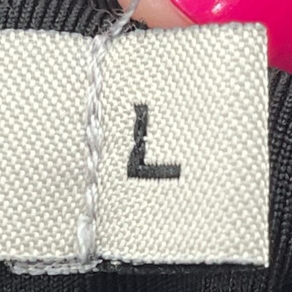 Blumoss Black Sleek Minimalist Halter Strapless One Piece Swimsuit Size Large - Picture 8 of 12